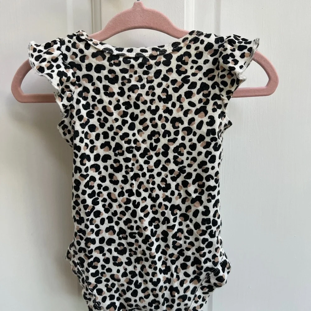 Children’s Place Baby Bundles 0-3M Girls Leopard One Piece Bodysuit